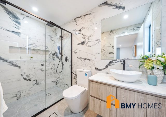 Greenough finished bathroom