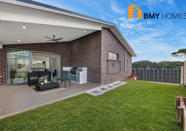 Indwarra completed covered alfresco and garden